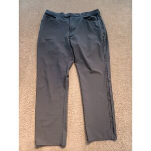 PGA Tour Golf Pants Men's 40x32 Blue Performance‎ Stretch Flat Front Casual
